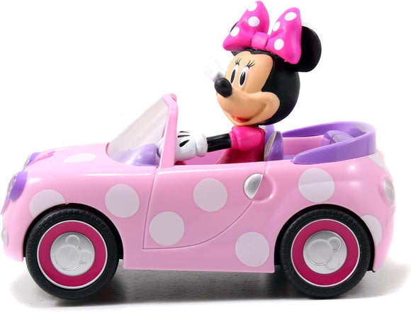 Disney Minnie Mouse RC Car Remote Control Vehicle Toy, Pink Polka Dot