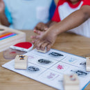 Six colourful markers included in PAW Patrol stamps activity set
