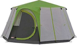 Buy green Coleman Tent Octagon, 8 Man Festival Dome Tent, 8 Person Family Camping Tent with 360° Panoramic View