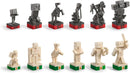  The Noble Collection Minecraft 18 inch chess board with wood-like frame
