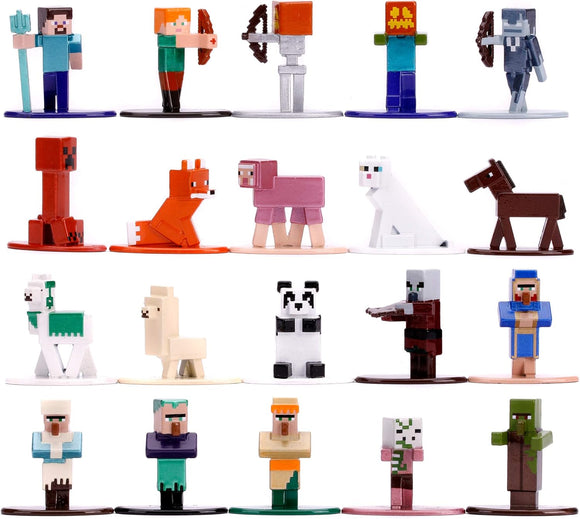 Jada 253265001 Minecraft 20 DIE-CAST Figure Pack Wave 7