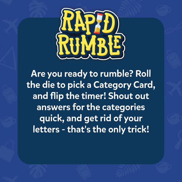 Rapid Rumble Family Board Game Thrilling Fast-Paced for Ages 6 and Up