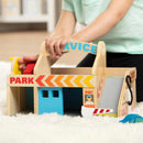 Melissa & Doug Service Station Parking Garage With 2 Wooden Cars and Drive-Thru Car Wash-3