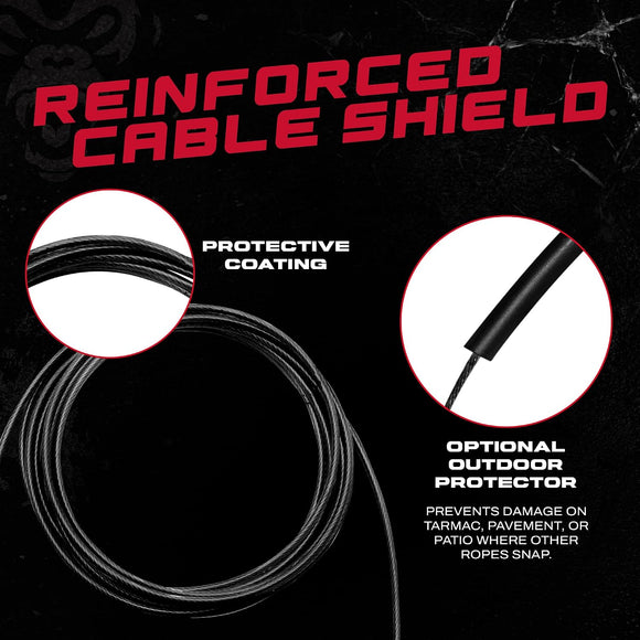 Beast Gear Skipping Rope, Steel Speed Fitness Jump Ropes