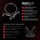 Beast Gear Skipping Rope, Steel Speed Fitness Jump Ropes-5