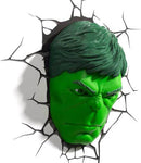 Marvel Avengers Hulk Head,Face, 3D Deco Wall Lamp, Night Light-2