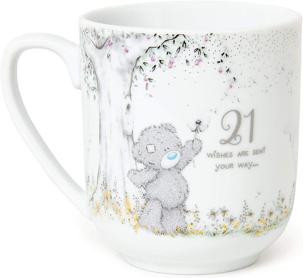 Me to You Tatty Teddy 21st Birthday Ceramic Mug in a Gift Box - Official Collection