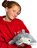 Dolphin Plush Toy - 100% Recycled Eco Soft Teddy - Keel Keeleco SE6177-1