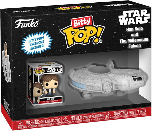 Bitty Pop! Rides Han Solo and The Millennium Falcon
