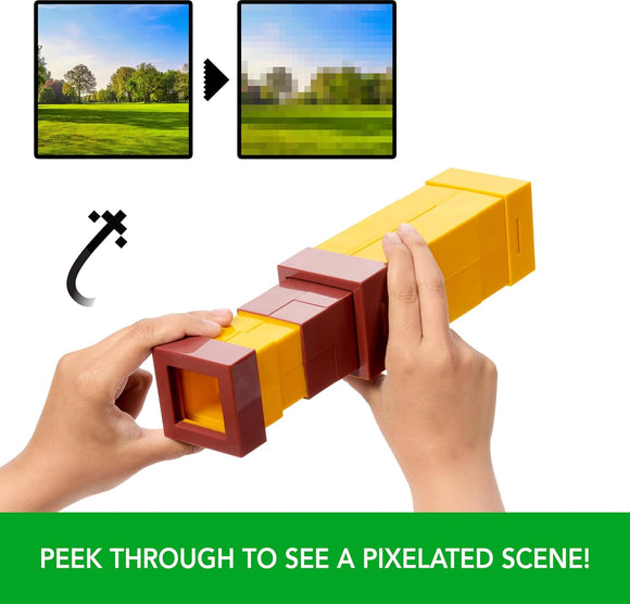  Minecraft Pixel Spyglass role-play accessory for imaginative gaming adventures
