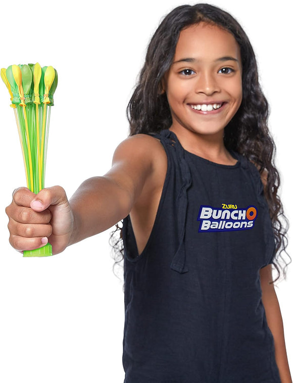 Zuru Bunch O Balloons Tropical Party 265+ Rapid-Filling Self-Sealing Water Balloons (8 Pack)