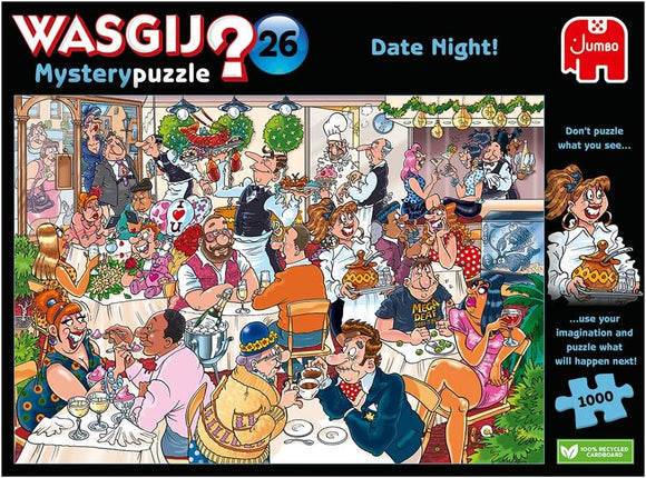 Wasgij Mystery 26, Date Night! - 1000 Piece Jigsaw Puzzles for Adults