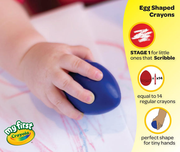Crayola My First Palm-Grip Crayons