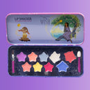  Girls makeup gift set with Disney Wish lip gloss and shimmer creams
