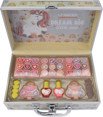  Lip Smacker Beauty Train Case 39-piece kids makeup gift set
