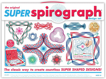  Spirograph Super Set 75-piece spiral drawing and arts and crafts kit
