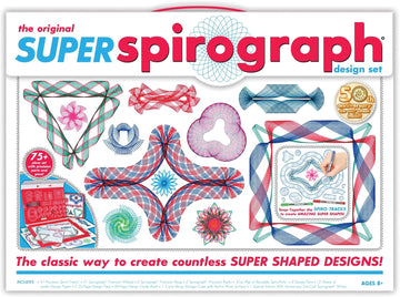  Spirograph Super Set 75-piece spiral drawing and arts and crafts kit
