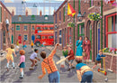 Jumbo, Falcon de luxe - Playing in the Street, Jigsaw Puzzles Adults, Multicolor, 2 x 500 piece-2