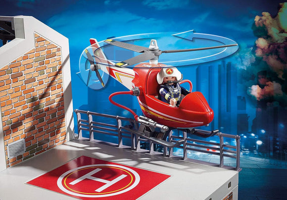 Playmobil 9462 City Action Fire Station with Fire Alarm
