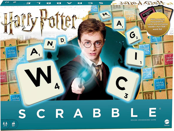 Scrabble Harry Potter Board Game, Crossword Strategy Game DAMAGED BOX