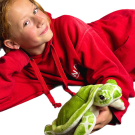 Turtle Plush Toy - 100% Recycled Eco Soft Teddy Keel Keeleco SE61409