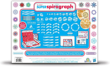  Spirograph Super Set with precision wheels tracks rings and drawing pens
