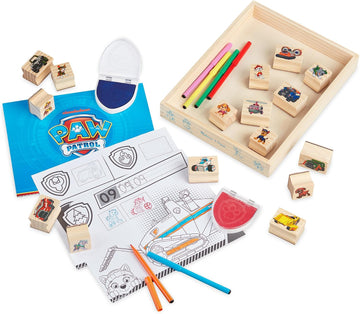 Melissa & Doug PAW Patrol Wooden Stamps Set with markers and activity pad
