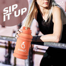 MANGO Water Bottle 2.2 Litre BPA Free Sports Gym Workout Drinking with Straw-9