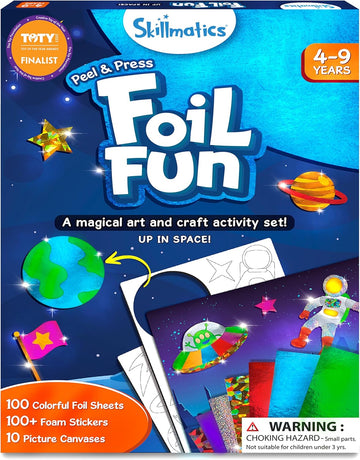 Skillmatics Foil Fun: Up in Space No Mess Art Kit