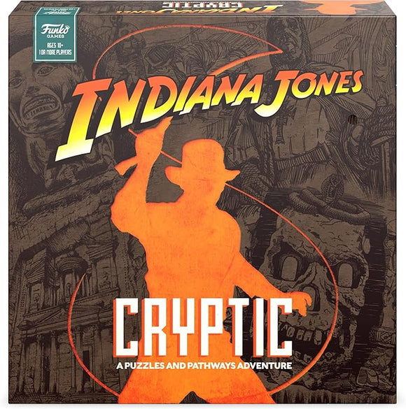 FUNKO GAMES Indiana Jones Cryptic Board Game Solo or Family Play