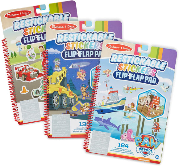  Melissa & Doug PAW Patrol reusable sticker bundle with 130 stickers
