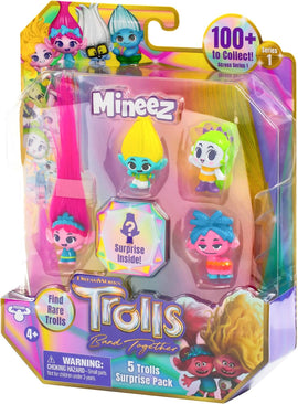 DREAMWORKS TROLLS Band Together Mineez 5 Trolls Surprise Pack - Styles May Vary