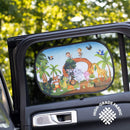Car Sun Animal Shade for Kids - Foldable Cling UV Blocker for Toddlers (2 Pack)-6