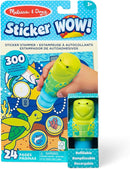 Melissa & Doug Sticker WOW!™ 24-Page Activity Pad and Sticker Stamper Sea Turtle-1