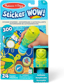 Melissa & Doug Sticker WOW!™ 24-Page Activity Pad and Sticker Stamper Sea Turtle