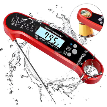  Nozzy digital meat thermometer with backlit display for grilling
