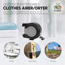 Retractable Washing Line, Dual 15-Meter Lines-7