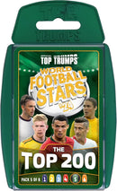 Top Trumps World Football Stars Top 200 Card Games Packs 1- 5-3