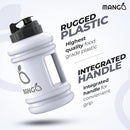 MANGO 2.2L Water Bottle With Straw and Time Markings - BPA Free Xl Jug-6