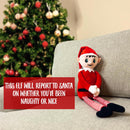 Elves Behavin Badly - Supersized Large Red Elf Plush Toy-5