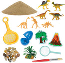 Creativity for Kids Sensory Bin Dinosaur Dig – Sand Play Set with Dinosaur Figures, Fossils, Tools & Accessories – Imaginative Sensory Play-7