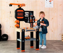 Smoby Black and Decker Kids Builder Workbench Pretend Play Toy Workbench with Tools-3