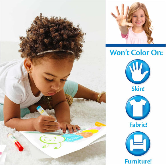  Crayola Color Wonder markers designed for mess-free colouring
