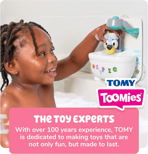 Toomies Shower & Scrub Bluey, Bath Toy for Toddlers