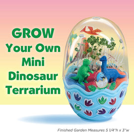 Creativity for Kids Mini Garden Dinosaur Kit – Grow Your Own Chia Seed Garden in 3-5 Days with Colorful Sand, Stickers & Dinosaur Figurines – STEM Gardening Craft for Kids Ages 6+ - 0