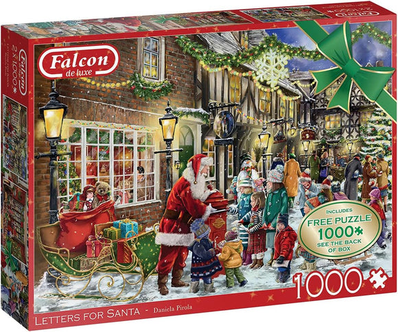 Christmas Jigsaw Puzzles Letters for Santa 2 x 1000 Piece