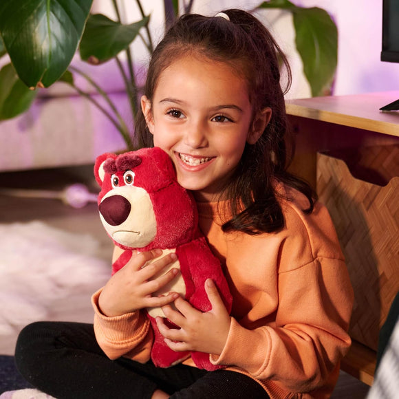  Disney Toy Story Lotso soft cuddly plush toy with magenta fur
