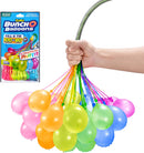 Tropical Party Bunch O Balloons 100 Rapid-Filling Self-Sealing Water Balloons, Foilbag (3 Stems)- 1 Pack, 3 Bunches, 100 Self-tying, Rapid-Fill Water Balloons-1