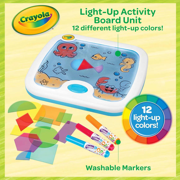  Crayola Light Up Colouring Board with washable markers

