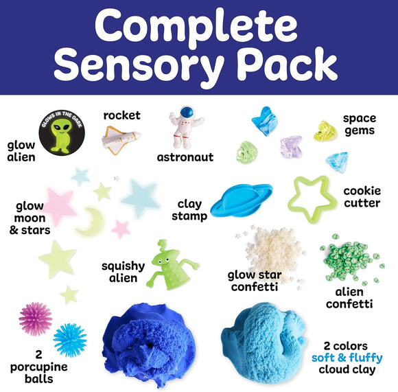 Creativity for Kids Space Sensory Pack: On the Go, Travel Activities, Educational Toy for Children Aged 3-8 Years